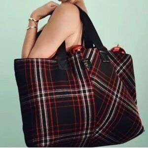 Victoria’s secret plaid tote